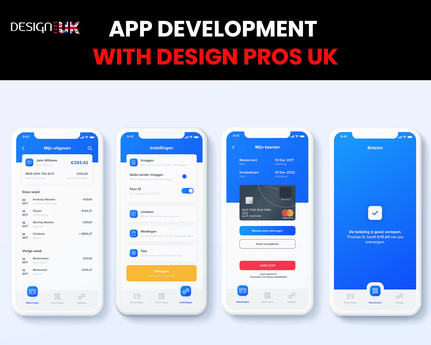 App Development with Design Pros UK